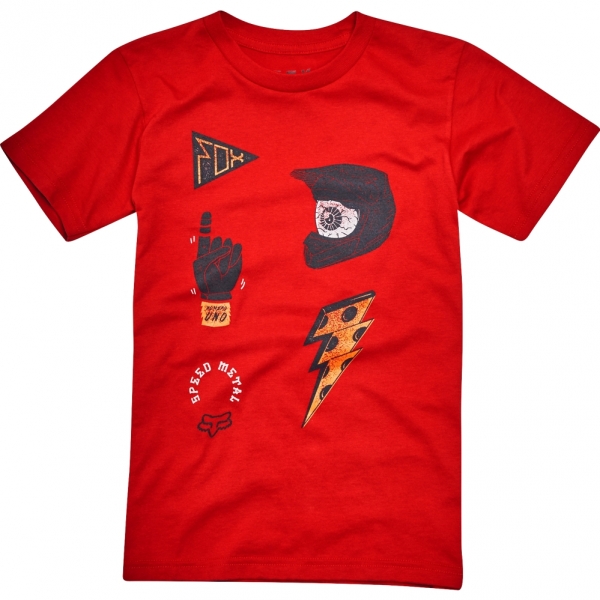 

Fox Kids Out Ahead SS Tee (2018), Dark red