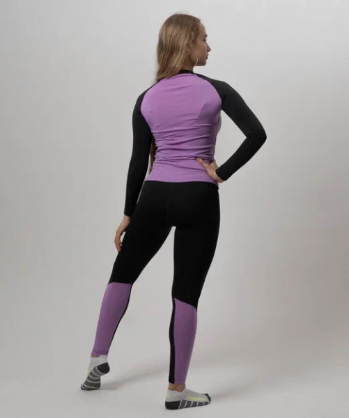 Термобельё Fischer комплект Warm W Черный/Лиловый - купить в Москве