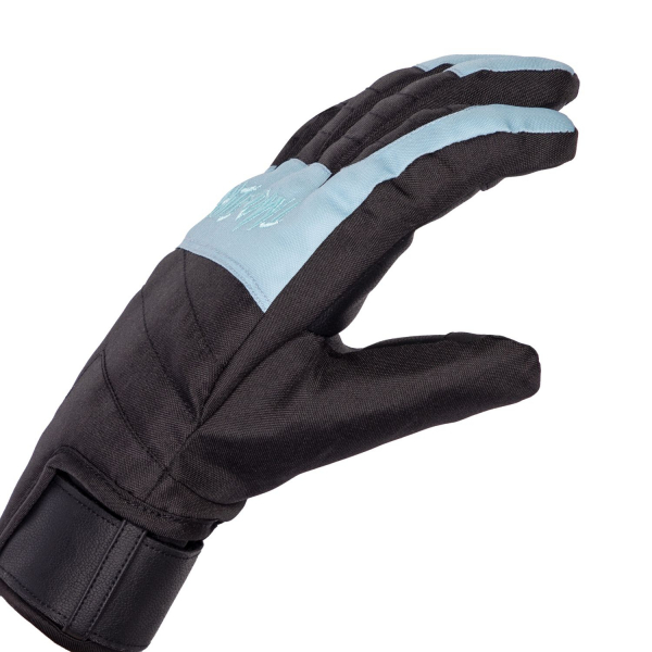 Горнолыжные перчатки и варежки White Owl Перчатки зимние Pro gloves WMNS, черный c голубым - купить в Москве