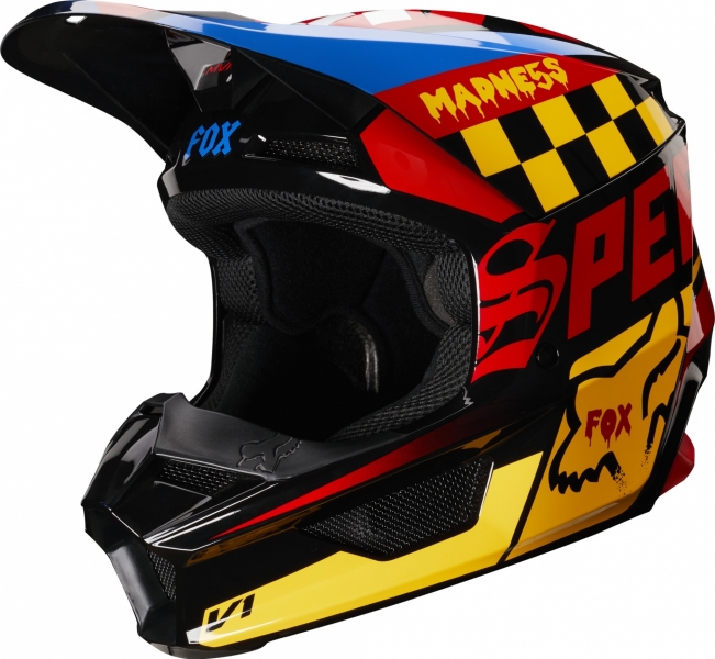 

Fox V1 Czar Helme (2019), Black/yellow