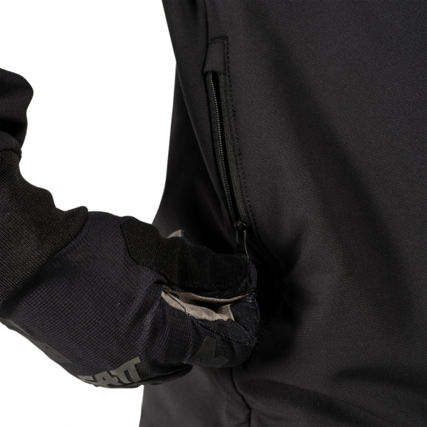 Велокуртка Leatt MTB Gravity 3.0 Hoodie, Black  - купить в Москве