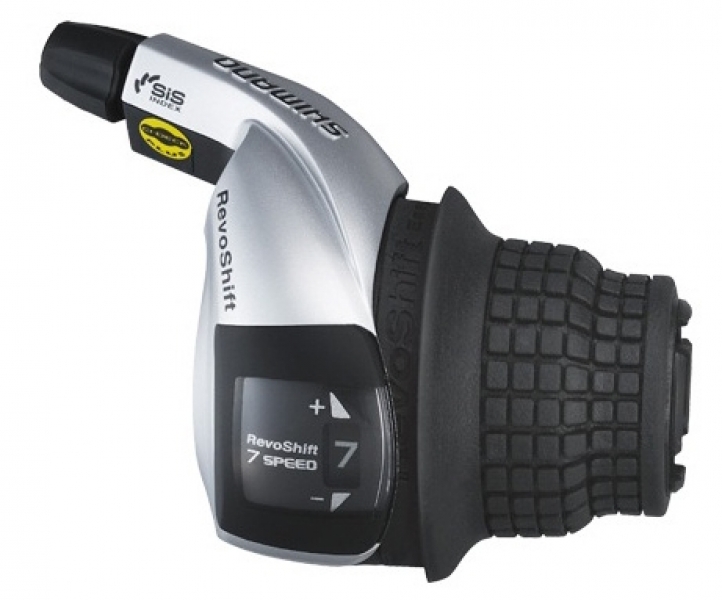 

Shimano Шифтер SL-RS45-7R Tourney Revo Shift, правый, 7 скоростей (0), Silver