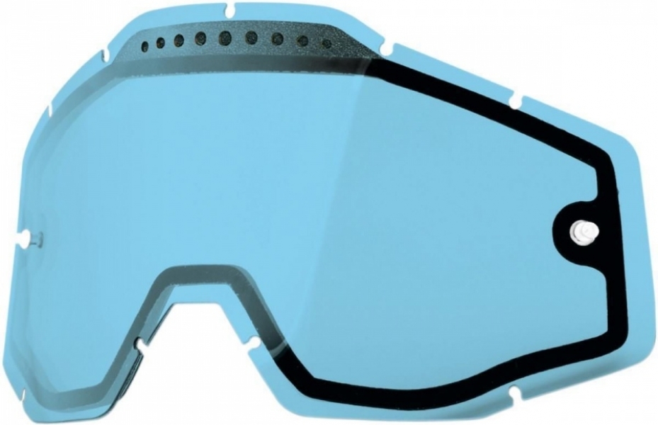

100% Racecraft/Accuri/Strata Vented Dual Pane Lens Anti-Fog (2016), Blue