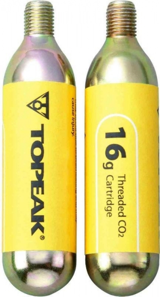 

Topeak Баллон резьбовой со сжатым воздухом 16G Threaded CO2 Cartridge (2 шт.) (0)