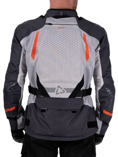 Текстильная мотокуртка Leatt ADV FlowTour 5.5 Jacket, Iron - купить в Москве
