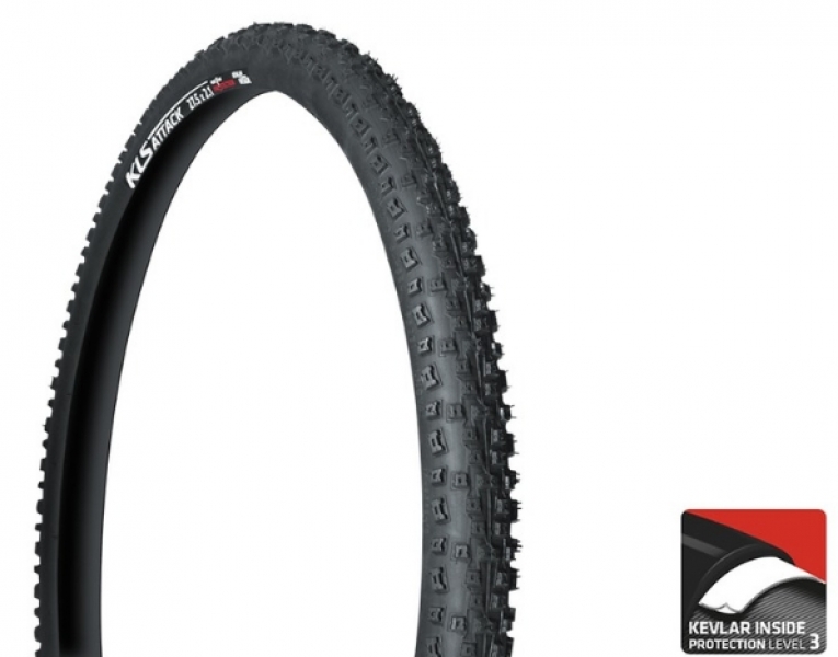 

Kelly's Attack 27,5x2,1 с кевлар. защ. (2018), Black