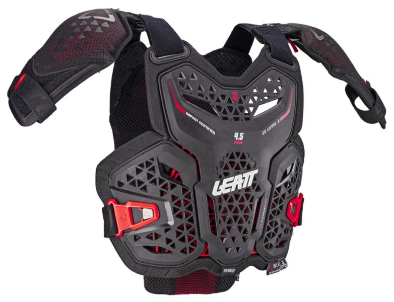 Защиту спины Leatt Chest Protector 4.5 Hybrid Pro Jr, Black - купить в Москве