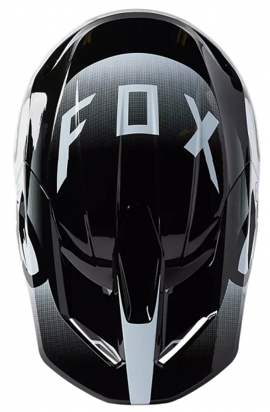 Мотошлемы Fox V1 Leed Youth Helmet Black/White - купить в Москве