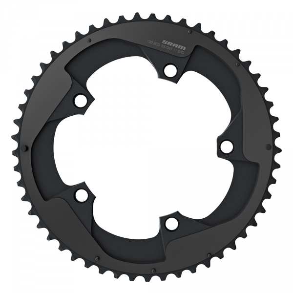 Sram Chainring Red TT 10s 54T 130mm Al 4mm Black 19528 4500