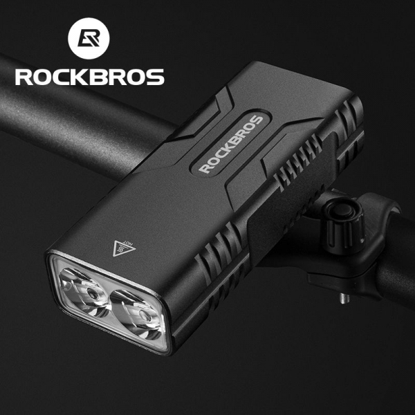 Фонарь RockBros передний, 600 люмен, черный, RB_24310001001 - купить в Москве