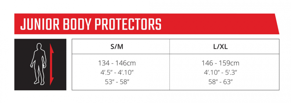 ��������� ���������� ������ �������� Leatt Body Protector 3.5 Junior, Black/Red 