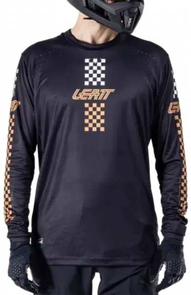 Велоджерси Leatt MTB Enduro 4.0 Jersey, Black  - купить в Москве