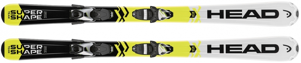 

Head Supershape Team SLR2 (67-107) + SLR 4.5 AC Brake 74 [I] (2018), White/black