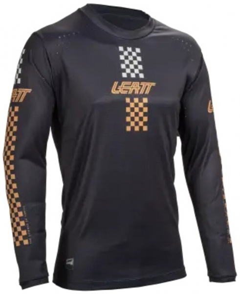 Велоджерси Leatt MTB Enduro 4.0 Jersey, Black  - купить в Москве