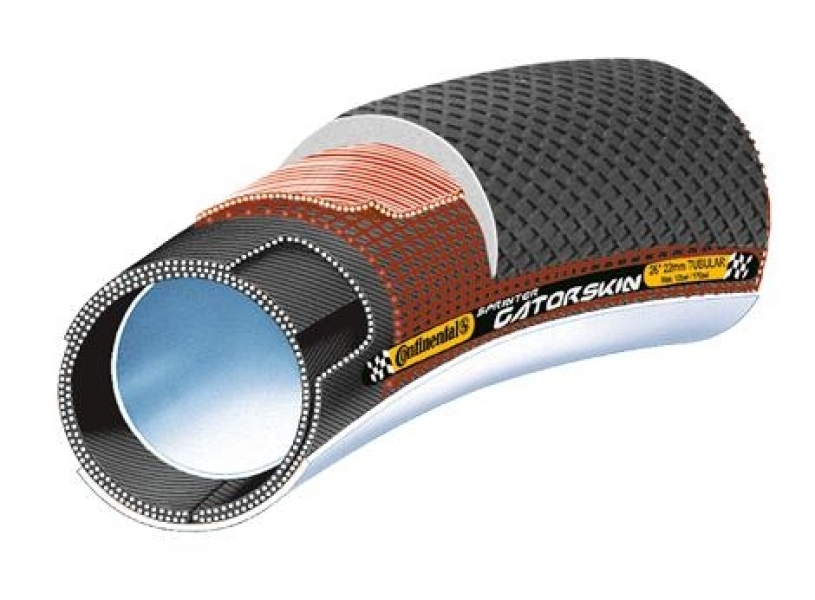 

Continental Sprinter Gatorskin, Трубка шоссе 28" x 25 мм (2016), Black