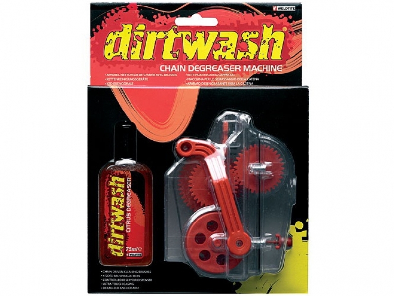 

WELDTITE DIRTWASH, Машинка для чистки цепи + очиститель 75 мл (2016), Red