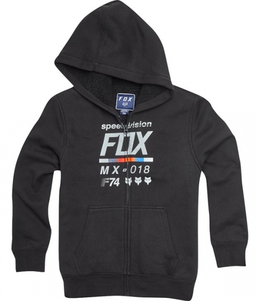 

Fox Youth Draftr Sherpa Zip Fleece (2018), Black
