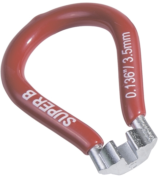 

Super B 5560 ключ для спиц 0.136"(asian) (0), Red