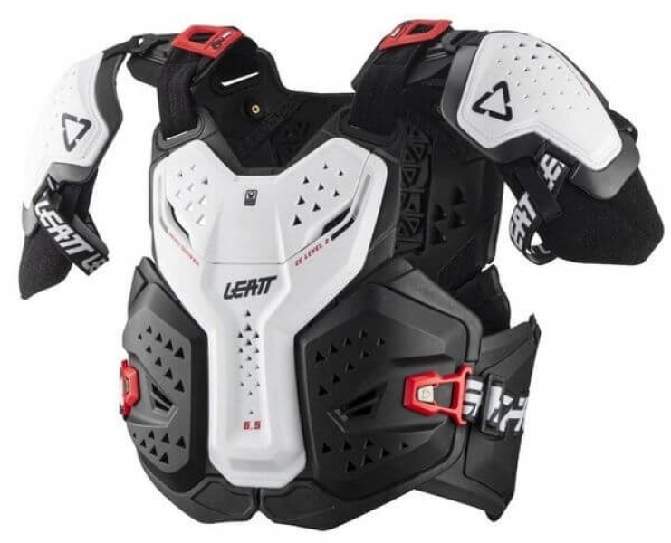 Защиту черепаха Leatt Chest Protector 6.5 Pro White (арт.:55418