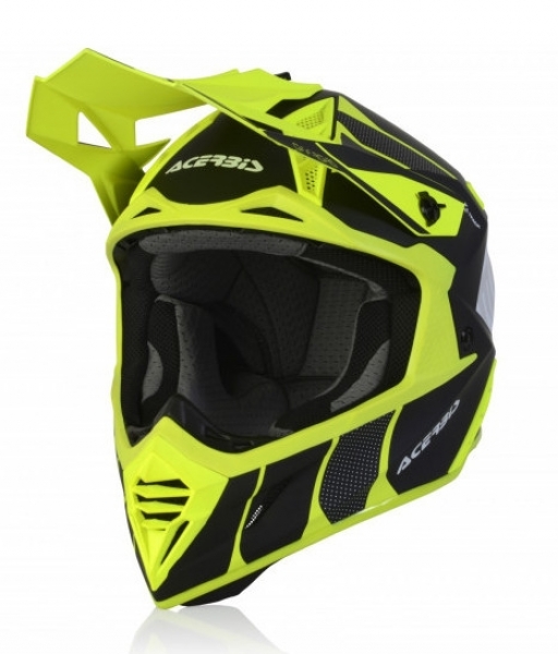 Мотошлемы Acerbis X-Track Black/Fluo-Yellow - купить в Москве