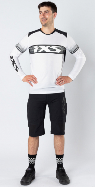 Велоджерси IXS Trigger Lite 1.1, White/Black - купить в Москве