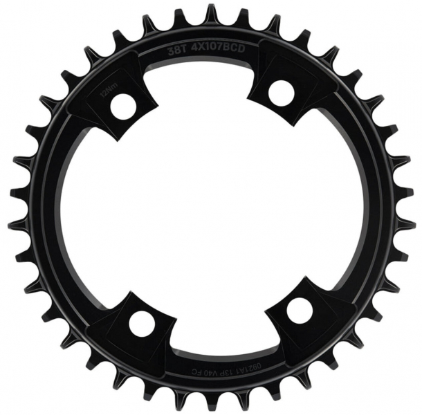 Звезды E Thirteen Helix R 107BCD 38T 11/12s Black (CR4HRA-148) - купить в Москве