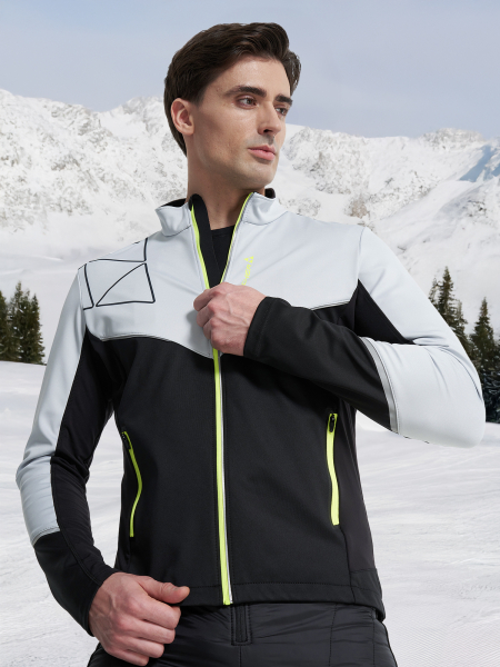 Куртку Fischer Softshell Light Black/Grey - купить в Москве