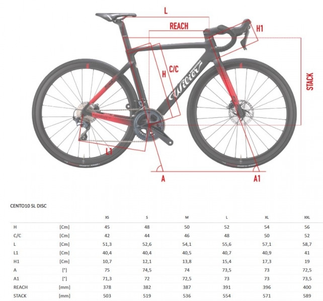    Wilier Cento10 SL Ultegra Di2 Disc Cosmic SL 45  2021