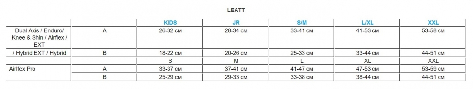      Leatt 3DF Hybrid Knee Guard White/Black 