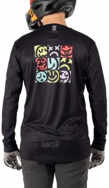 Велоджерси Leatt MTB Gravity 3.0 Jersey, Black  - купить в Москве