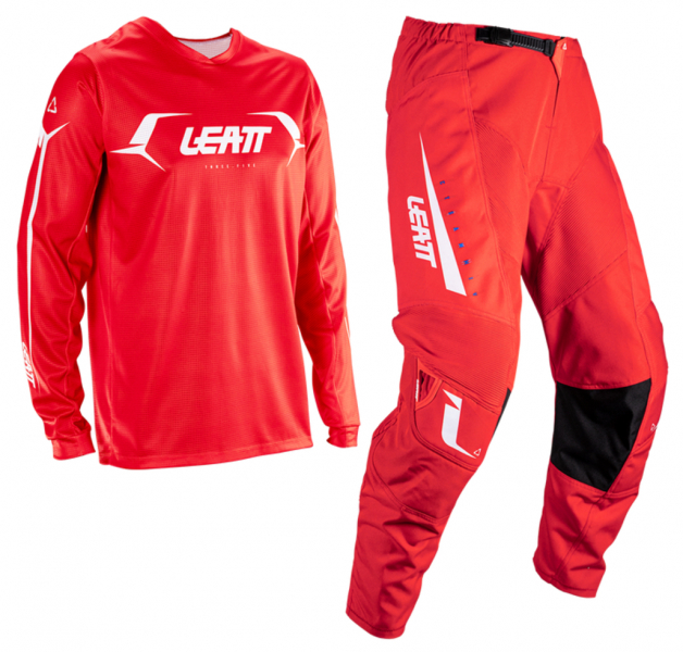 Комплекты мотоджерси/мотоштаны Leatt 3.5 Jr Ride Kit, Red - купить в Москве