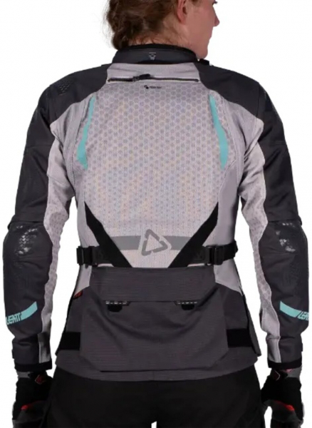 Текстильная мотокуртка Leatt ADV FlowTour 5.5 Women Jacket, Iron - купить в Москве