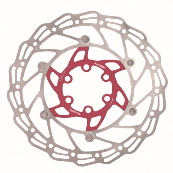 

Alhonga Диск тормозной 180мм (0), Silver/red
