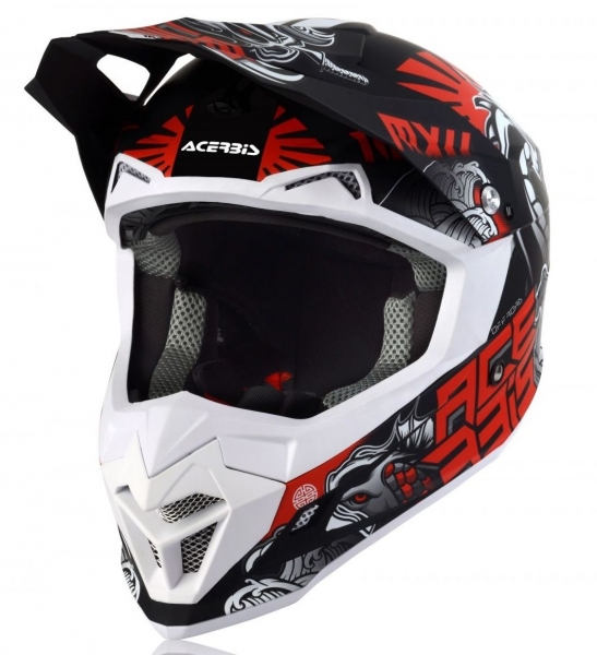 Мотошлемы Acerbis Profile 4 Black/Grey - купить в Москве