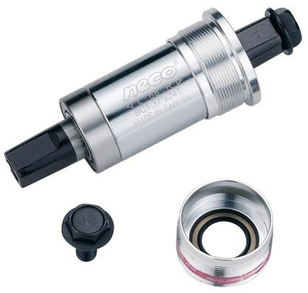 

Neco B920AL под квадрат, BSA 1.37”x24T, R/L. 68/127,5мм. Ось 10В21 (0), Silver