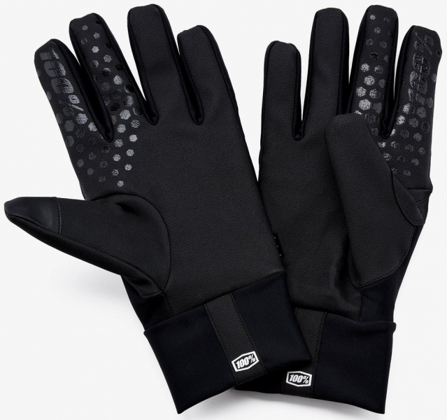 Мотоперчатки 100% Hydromatic Brisker Glove, Black - купить в Москве