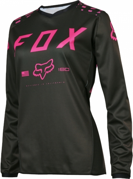 

Fox 180 Womens Jersey (2017), Black/pink