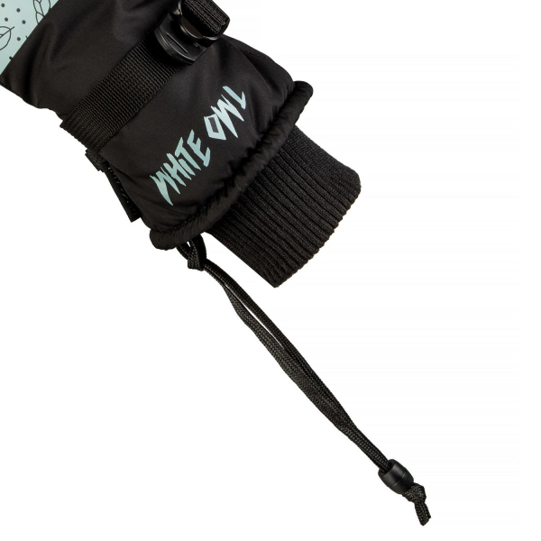 Горнолыжные перчатки и варежки White Owl Варежки зимние Pro mitt WMNS, черный c голубым - купить в Москве