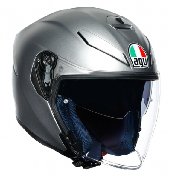 Мотошлемы AGV K-5 Jet Mono Matt Grey - купить в Москве