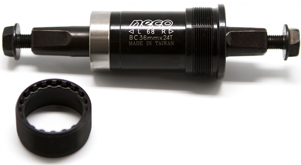 

Neco B910B под квадрат, Italian 36мм x 24T, R/R. 68/127,5мм. Ось 10В21 (0), Black