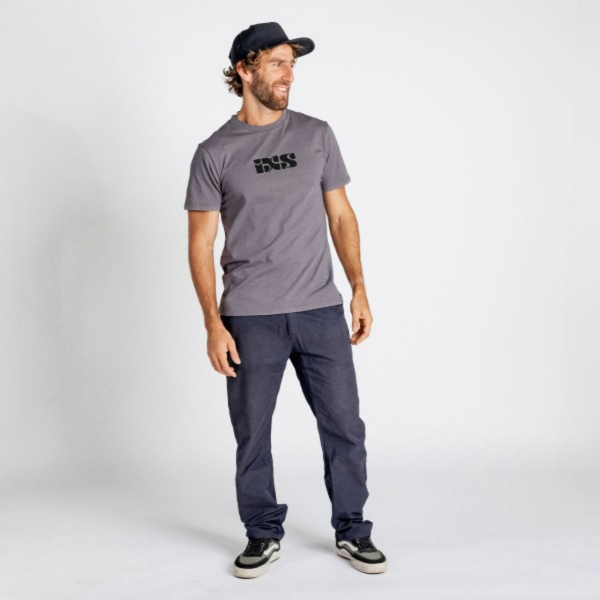 Футболка IXS Brand organic 2.0, Dirty Purple - купить в Москве