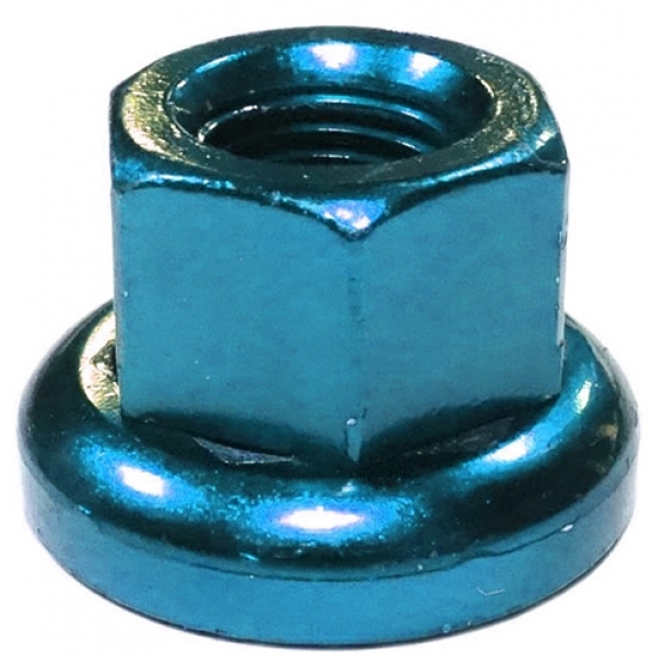Колеса и комплектующие Mr.Control Гайка M-FXS для оси Fix Gear M9X1.0, L:14,6мм blue - купить в Москве