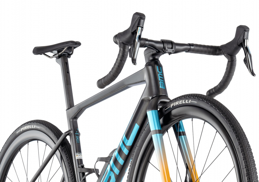 Велосипед BMC Kaius 01 TWO Force AXS Wide Carbon/Blu/Orange 2024 - купить в Москве