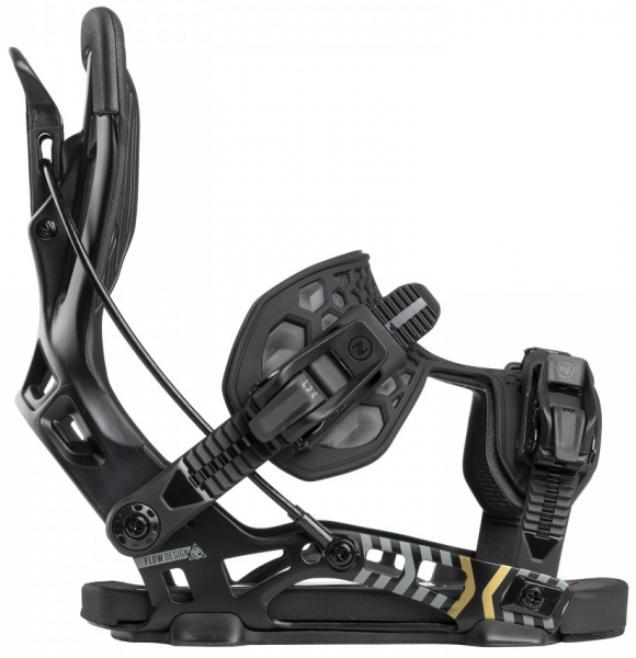 Крепление для сноуборда NIDECKER Flow NX2 Black  - купить в Москве