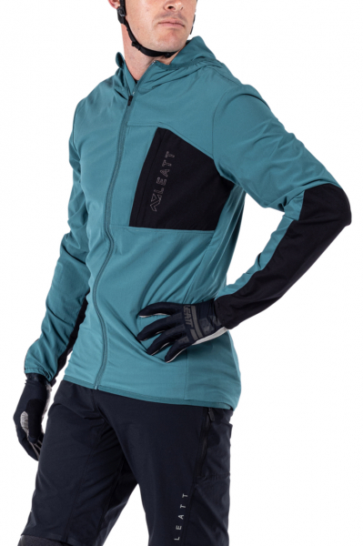 Велокуртка Leatt MTB Trail 1.0 Jacket, Teal - купить в Москве