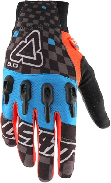 

Leatt DBX 3.0 X-Flow Glove (2016), Black orange/blue