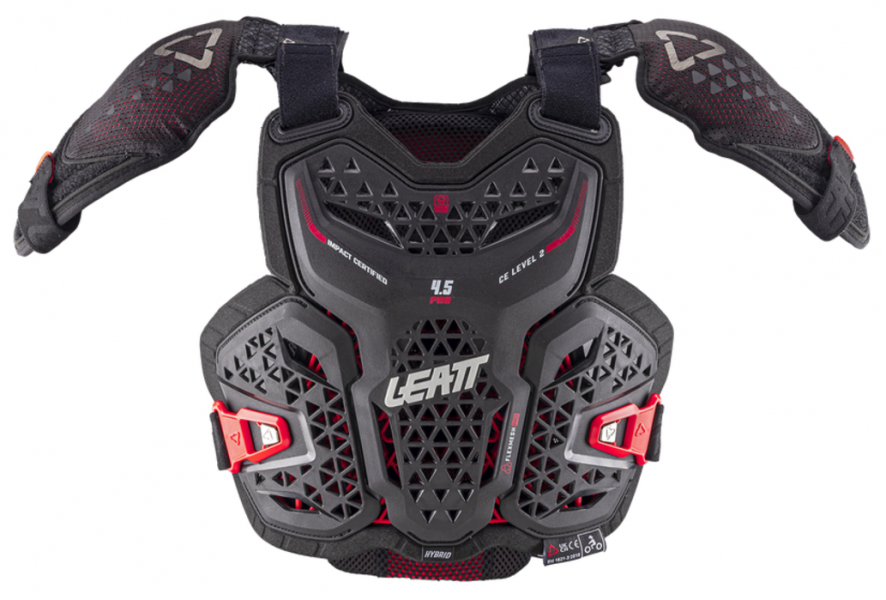 Защиту спины Leatt Chest Protector 4.5 Hybrid Pro Jr, Black - купить в Москве
