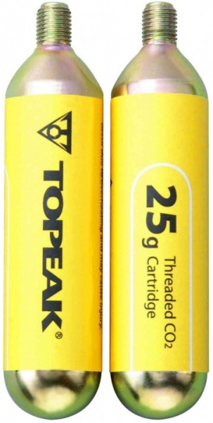 

Topeak Баллон резьбовой со сжатым воздухом 25G Threaded CO2 Cartridge (2 шт.) (0)