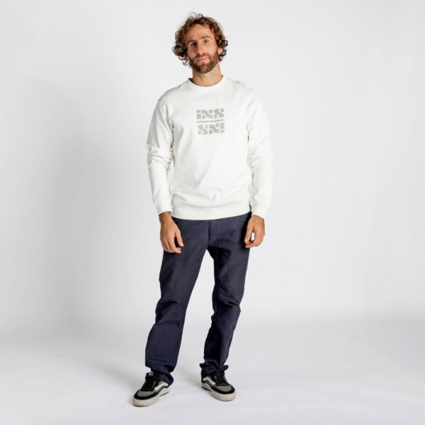 Толстовка IXS Brand organic 2.0 sweater, Offwhite - купить в Москве