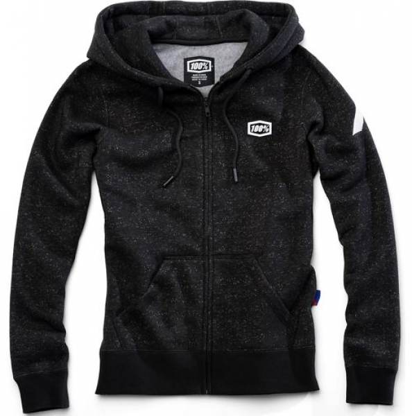 

100% Cosmic Women Zip Hooded Sweatshirt (2018), Black